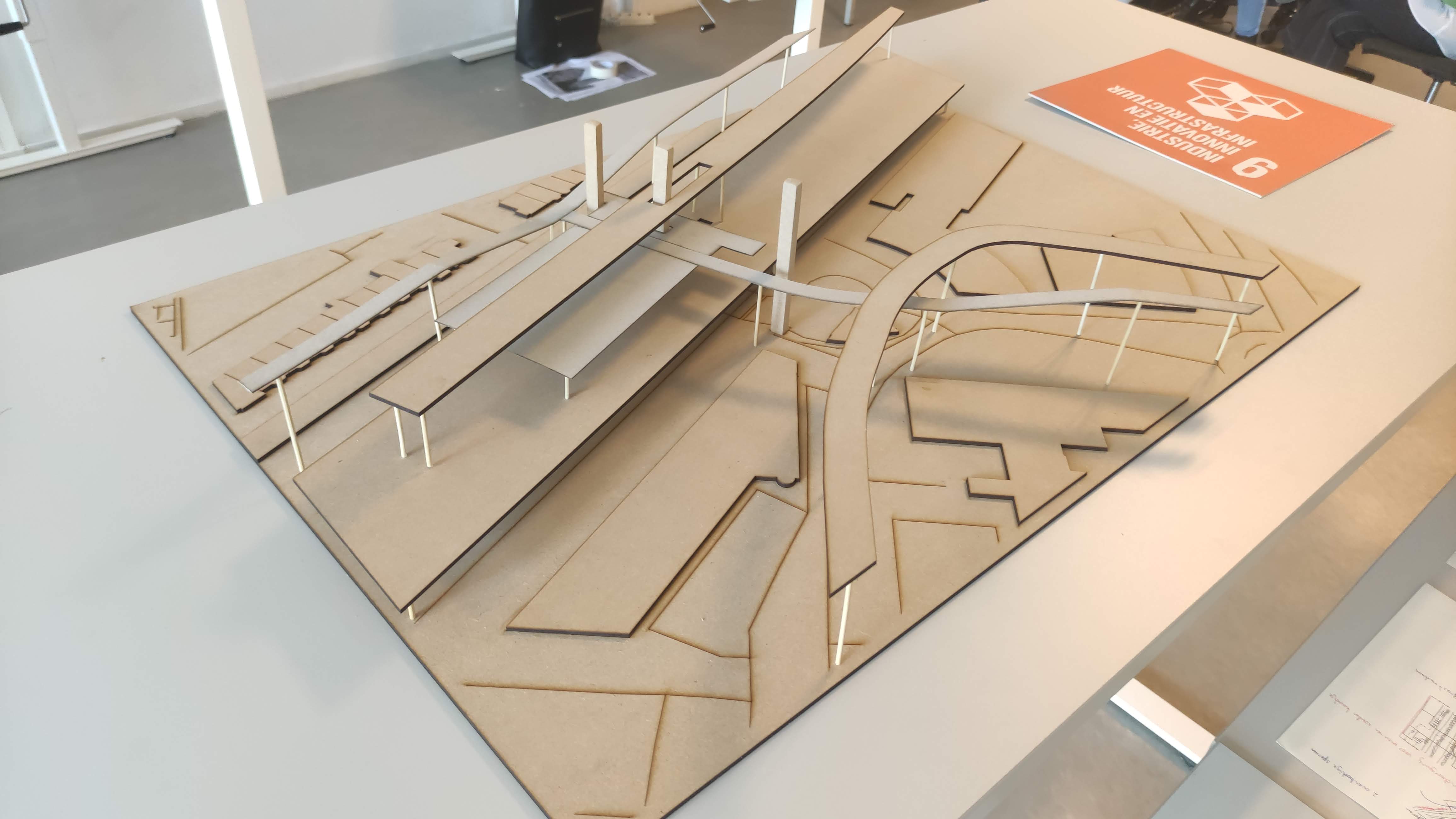 Train station cycling and walking design with a focus on ease of accessibility and flow of traffic